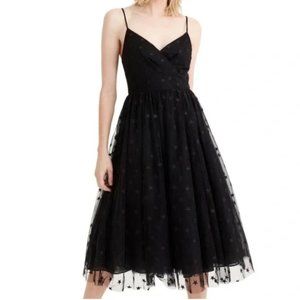 J. Crew Spaghetti Strap Star Tulle Dress